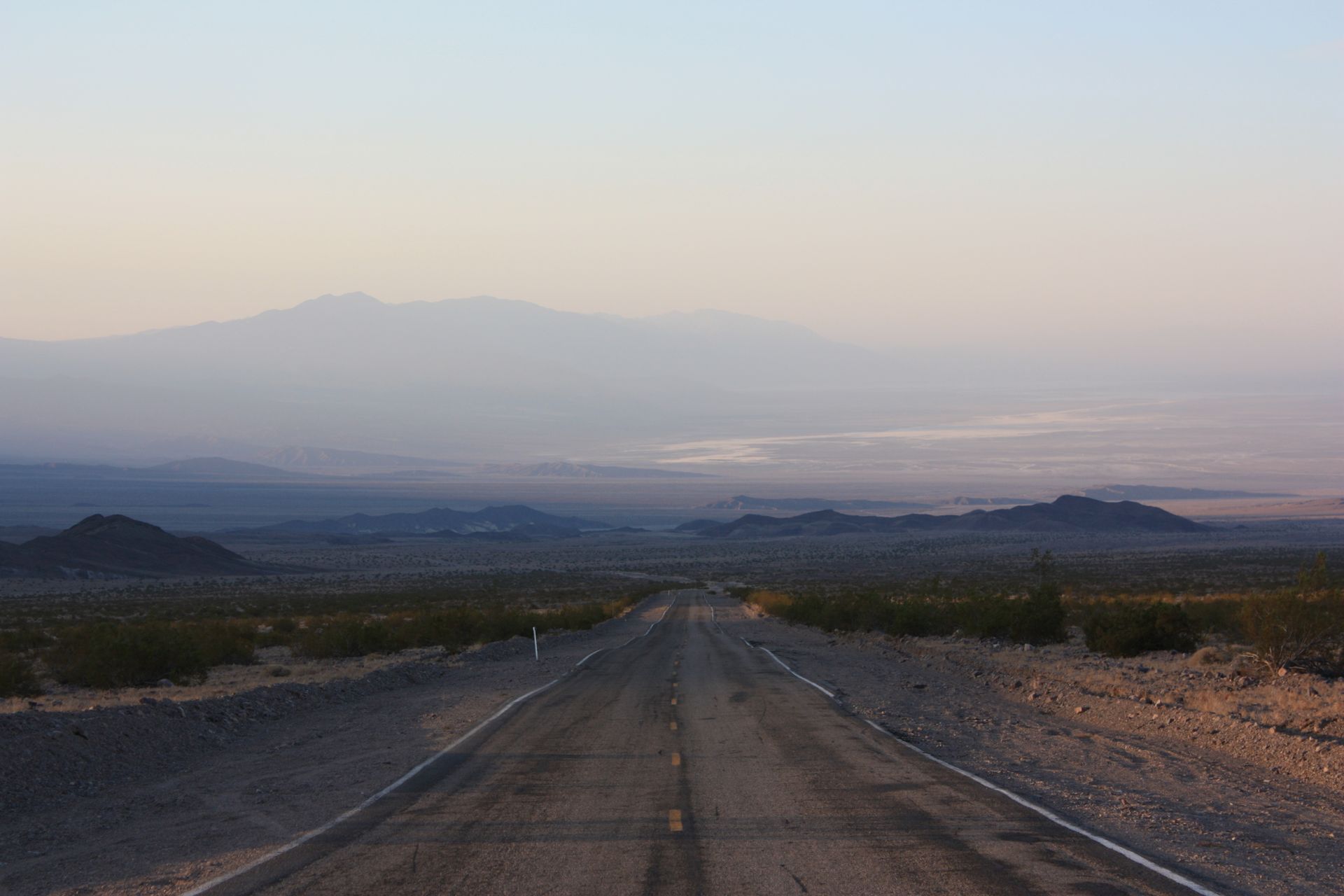 Open highway stretching toward the horizon